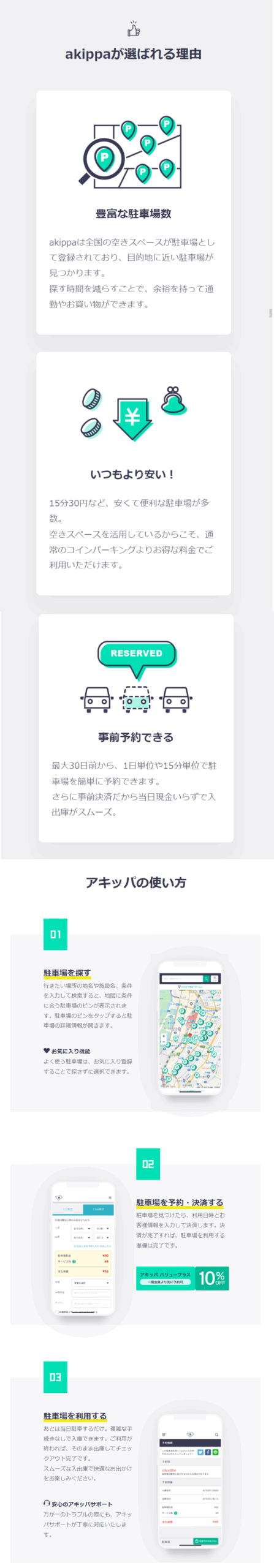パーキング検索