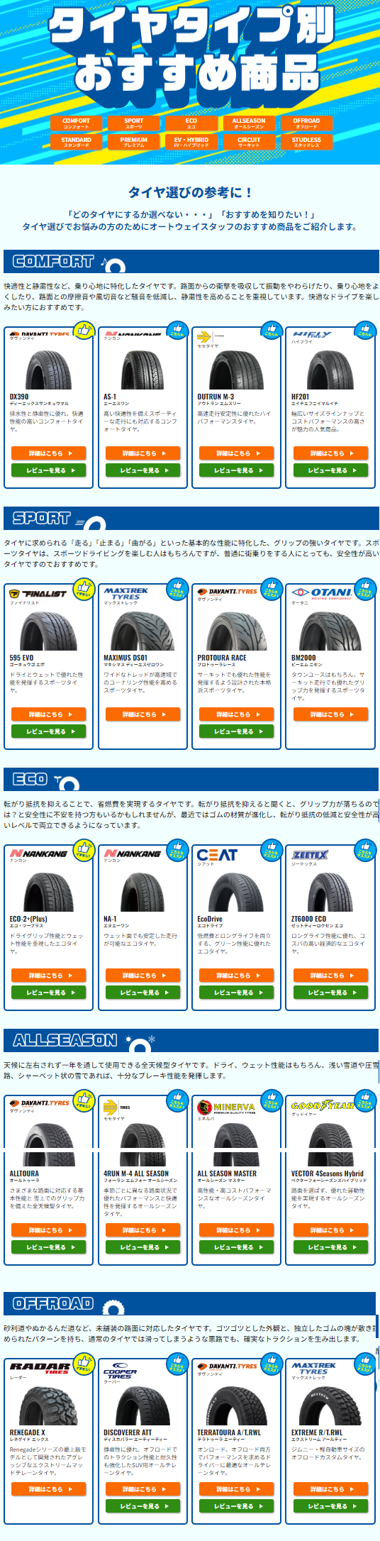 サマータイヤ
